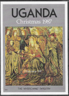 Uganda Sheet Mnh ** 1987 5 Euros - Oeganda (1962-...)