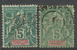 MADAGASCAR N° 31 X 2 Nuances OBL / Used - Oblitérés