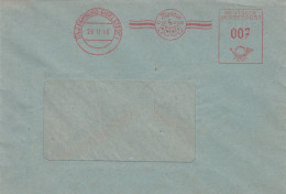 Bund Brief Mit Freistempel Rot Mit Motiv Kartenspiel Hamburg Eidelstedt 1958 Modeco Die 4 Asse - Unclassified