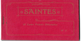 Delcampe - Carte POSTALE Ancienne De  SAINTES -  Carnet Complet 12 CPA (15,5 X 9) - Saintes