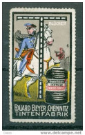 Werbemarke Cinderella Poster Stamp Tintenfabrik Eduard Bayer Chemnitz  Blücher #445 - Cinderellas