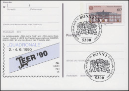 PSo 21 LEER 1990, ESSt Bonn 03.05.1990 - Postcards - Mint