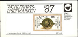 DPWV/Wofa 1987 Gold & Silber - Athenaschnale 60 Pf, 5x790, Postfrisch - Monedas