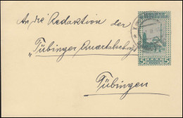 Österreich Militärpost Postkarte P 17 Landschaft 5 H. MILIT.POST SARAJEVO 1914 - Bosnie-Herzegovine