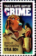 USA Poste Obl Yv:1550 Mi:1712 McGruff The Crime Dog (cachet Rond) - Oblitérés