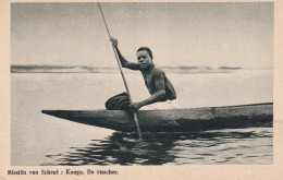 Missiën Van Scheut Kongo De Visscher  Congo Le Pêcheur - Congo Belge