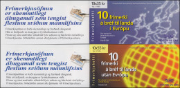 Island Markenheftchen 844-845 Europa - Berühmte Frauen, MH-Paar ** Postfrisch - Postzegelboekjes