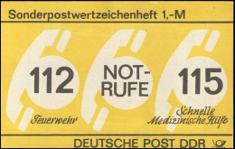 SMHD 26 Notrufe 1987 - Postfrisch - Markenheftchen