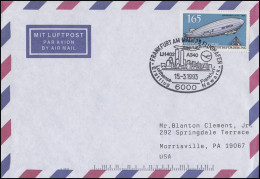 Erstflug Lufthansa LH 402 Frankfurt-Newark, EF Bf SSt Frankfurt/Main 15.3.1995 - First Flight Covers