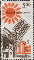 Inde Poste Obl Yv: 953 Mi:1137 Solar Energy (Beau Cachet Rond) - Used Stamps