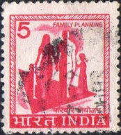 Inde Poste Obl Yv: 582A Mi:716Y Family Planning (cachet Rond) - Used Stamps