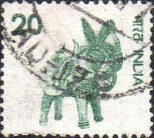 Inde Poste Obl Yv: 445 Mi:636 Cavalier Jouet Artisanal (Beau Cachet Rond) - Used Stamps