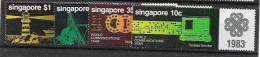 Singapore Set Mnh ** 1983 6 Euros Telco - Singapur (1959-...)