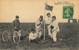 RARE  10 CAMP DE MAILLY TELEPHONISTES AU CHAMP DE TIR - Manöver