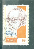 FRANCE - N°3462 Oblitéré - Hommage à L'écrivain Alain Bosquet (1919-1998). - Oblitérés