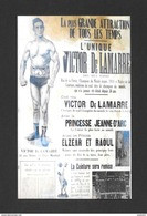 SPORTS - HALTÉROPHILIE - VICTOR DELAMARRE (1888 - 1955) - AFFICHE D'UN DE SES SPECTACLES DE TOURS DE FORCE - Weightlifting