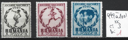 ROUMANIE 999 à 1001 ** Côte 3 € - Unused Stamps