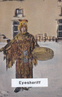 Chamane De Sibérie: Tungus (Evenki) Shaman With Drum From Yakutia In Siberia 1900-1910. Rare! - Azië