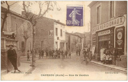 11 CAPENDU. Epicerie Rue De Verdun 1928 - Capendu