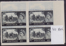 1967 Castles Fine Block Of 4 Val. - Nuevos