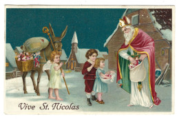 ***  SINTERKLAAS  ***   -    Vive St. Nicolas  -  Zie / Voir / See / Scan's  -  RELIËFKAART  ! ! ! ! - San Nicolás