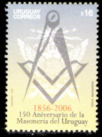 Uruguay 2006 150th Anniversary Of Masons In Uruguay Unmounted Mint. - Uruguay