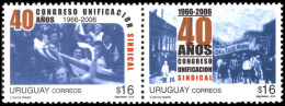 Uruguay 2006 40th Anniversary Of Congreso Unification Sindical Unmounted Mint. - Uruguay