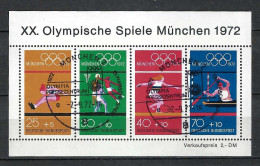 ALLEMAGNE 1972: Bloc, Obl. CAD PJ - 1959-1980