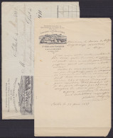 Lot 2 Doc. Carrières & Fours à Chaux Verlaine-Rasquin à SEILLES-sur-MEUSE 1884 & 1887 Pour LONGCHAMPS - 1800 – 1899