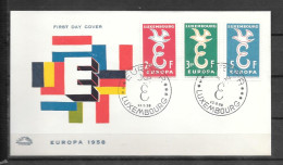 1958 - FDC - LUXEMBOURG - 6  - 5 - 1958