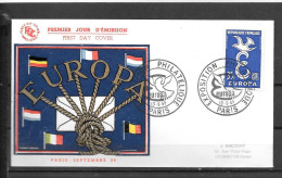 1958 - FDC - FRANCE - 5 - 10 - 1958