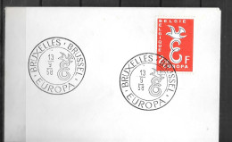 1958 - FDC - BELGIQUE - 3 - 4 - 1958