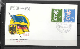 1958 - FDC - ALLEMAGNE - 3 - 3 - 1958