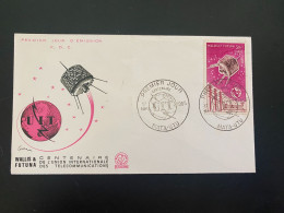 Enveloppe 1er Jour "Centenaire De L'UIT" 17/05/1965 - PA22 - Wallis Et Futuna - Satellites - FDC
