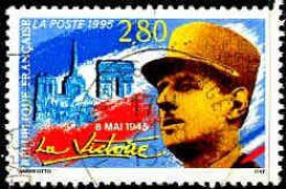 France Poste Obl Yv:2944 Mi:3087 La Victoire Charles De Gaulle (TB Cachet Rond) - Gebraucht