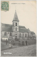 Commeny (95) L Eglise , Envoyée En 1907 - Marines