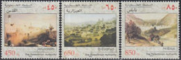 Palästina Mi.Nr. 200-02 Hist.Stadtansichten, Jerusalem, Bethanien, Nablus (3 W.) - Palestine