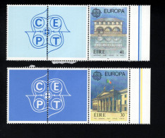 1992723689 1990 SCOTT 805 806  (XX) POSTFRIS MINT NEVER HINGED   -  EUROPA ISSUE - POST OFFICES + LABELS FROM SHEET - Nuovi