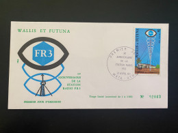 Enveloppe 1er Jour "1er Anniversaire De La Station Radio FR3" 21/04/1980 - 257 - Wallis Et Futuna - FDC