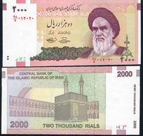 IRAN P144d 2000  RIALS 2010 Signature 29  UNC. - Irán