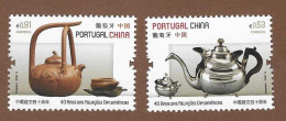 Portugal   2019  Mi.Nr. 4465 / 66 , 40 Anos Das Relacöes Diplomáticas Portugal / China - Postfrisch / MNH / (**) - Ungebraucht