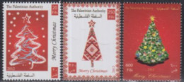 Palästina Mi.Nr. 264-66 Weihnachten, Weihnachtsbäume (3 Werte) - Palestine