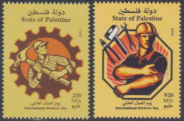 Palästina Mi.Nr. 356-57 Tag Der Arbeit (2 Werte) - Palestine