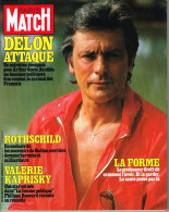 PARIS MATCH N°1825 Du 18 Mai 1984 Alain Delon - Rotschild - Valérie Kaprisky - La Forme - Testi Generali