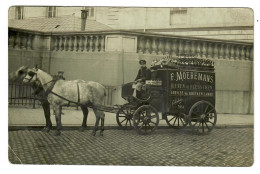 Bruxelles  Molenbeek-Saint-Jean  CARTE PHOTO   Brasserie Moerenmans  Rue De Launoy 145  BIER BIERE LAMBIC GEUZE ATTELAGE - St-Jans-Molenbeek - Molenbeek-St-Jean