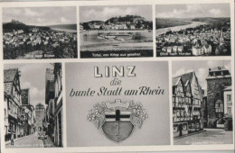 58691 - Linz - U.a. Blick Nach Süden - 1955 - Linz A. Rhein