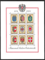 Austria/Autriche: Stemmi Di Province, Coats Of Arms Of Provinces, Armoiries Des Provinces - Stamps