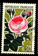 France Poste Obl Yv:1357 Mi:1410 Roses (Beau Cachet Rond) (Thème) - Rose