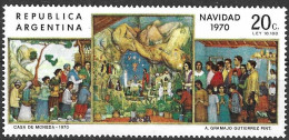 ARGENTINA - 1970 - NATALE -  NUOVO MNH** (YVERT 877 - MICHEL 1075) - Nuevos