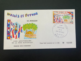 Enveloppe 1er Jour "100e Anniversaire De La Fête Nationale" 15/07/1980 - PA103 - Wallis Et Futuna - FDC